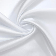 Load image into Gallery viewer, Charmeuse Satin Fabric | 58&quot; Wide | Silky, Bridal | Decoration, Fashion Crafts. Fabric Sold By Yard White Stretch Satin Flowy Draping
