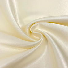Load image into Gallery viewer, Charmeuse Satin Fabric | 58&quot; Wide | Silky, Bridal | Decoration, Fashion Crafts.Fabric Sold By Yard Ivory Stretch Satin Flowy Dress Draping
