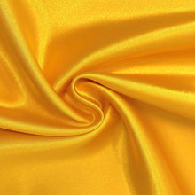 Load image into Gallery viewer, Charmeuse Satin Fabric | 58&quot; Wide | Silky, Bridal | Decoration, Fashion Crafts. Fabric Sold By Yard Yellow Stretch Satin Flowy Dress
