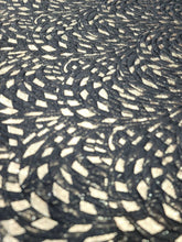 Load image into Gallery viewer, Black And Gold Metallic Brocade Fabric Sold By The Yard For Dress Upholstery
