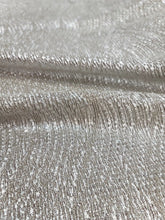 Load image into Gallery viewer, Metallic Shiny Foil on Stretch Textured Spandex Fabric Sold By The Yard For Dres
