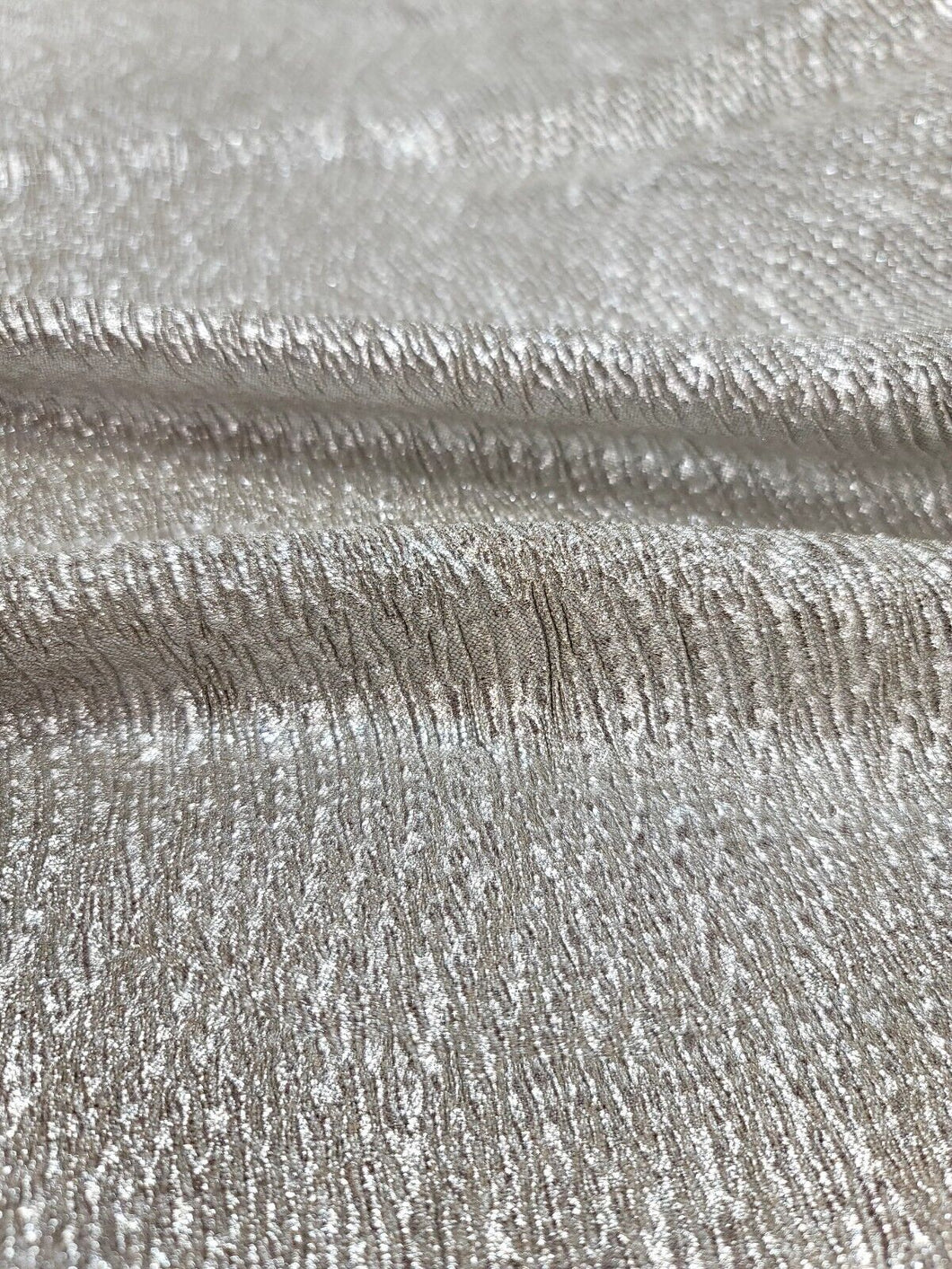Metallic Shiny Foil on Stretch Textured Spandex Fabric Sold By The Yard For Dres