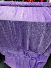 Load image into Gallery viewer, Shimmering Lavender Lame Fabric Sold By The Yard Sewing Crafts Light Weight
