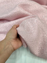 Load image into Gallery viewer, Pink Iridescent Brocade Fabric Sold By The Yard  Textured Fabric
