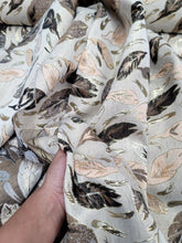 Load image into Gallery viewer, Leaves Blush Brocade Beige Fabric By The Yard Fashion Fabric NEW ARRIVAL 57&quot; W
