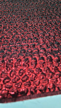 Load image into Gallery viewer, Red Metallic Brocade Fabric 57&quot; Width Textured Embossed Jacquard Quinceañera
