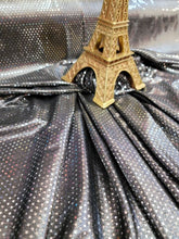 Load image into Gallery viewer, Gunmetal Spandex Fabric By The Yard Metallic Stretch Fashion Sequin Glued
