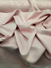 Load image into Gallery viewer, Pink Iridescent Brocade Fabric Sold By The Yard  Textured Fabric
