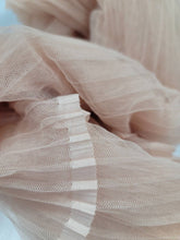 Load image into Gallery viewer, Fabric Sold By The Yard Pleated Tulle Wedding Bridal Evening Quinceañera Prom
