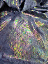 Load image into Gallery viewer, Lavender Iridescent Textured Fabric By The Yard Hologram Geometric Stretch On The Width
