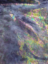 Load image into Gallery viewer, Lavender Iridescent Textured Fabric By The Yard Hologram Geometric Stretch On The Width
