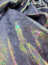 Load image into Gallery viewer, Lavender Iridescent Textured Fabric By The Yard Hologram Geometric Stretch On The Width
