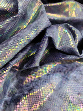 Load image into Gallery viewer, Lavender Iridescent Textured Fabric By The Yard Hologram Geometric Stretch On The Width
