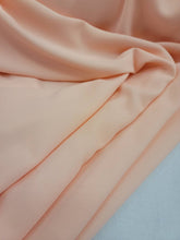 Load image into Gallery viewer, Fabric By The Yard Peach Stretch Crepe Fashion Dress Draping Clothing Fashion New Fabric Dress Draping Clothing Decoration Background
