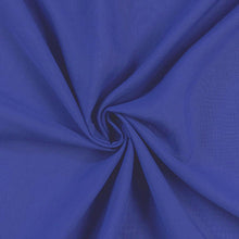 Load image into Gallery viewer, Solid Chiffon Fabric Polyester Dress Sheer 58&#39;&#39; Wide by The Yard Royal Blue
