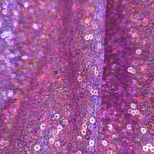 Load image into Gallery viewer, Iridescent Sequin Fabric By The Yard, Lavender Sequin Perfect For Dress Background Linen, Sequin Tablecloth, Runner Glitz Sequins Craft
