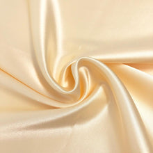 Load image into Gallery viewer, Charmeuse Satin Fabric | 58&quot; Wide | Silky, Bridal | Decoration, Fashion Crafts. Fabric Sold By Yard Beige Stretch Satin Flowy Dress Draping
