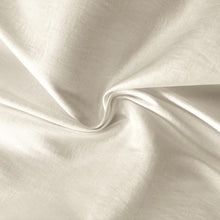 Load image into Gallery viewer, Taffeta Stretch Fabric 2-Way Stretch 58&quot; Wide Fabric by The Yard (Ivory) Stretch Fabric For Bridal Dress  Clothing Custom Wedding Gown
