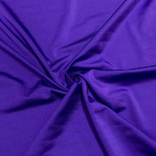 Load image into Gallery viewer, Shiny Finish Milliskin Nylon Spandex Fabric By The Yard Purple Fashion Stretch Bridal Evening Dress Prom Gown Swimwear Draping Luxury Jumbo
